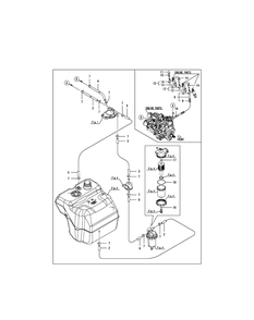 Fuel Line Diagram and Parts List for SX3100 54ALB4S727-54ALB4SW727-54ALB4SX727-54ALB4SY727-54ALB4SZ727-54AMB4S727-54AMB4SW727-54AMB4SX727-54AMB4SY727-54AMB4SZ727 Cub Cadet Lawn Tractor